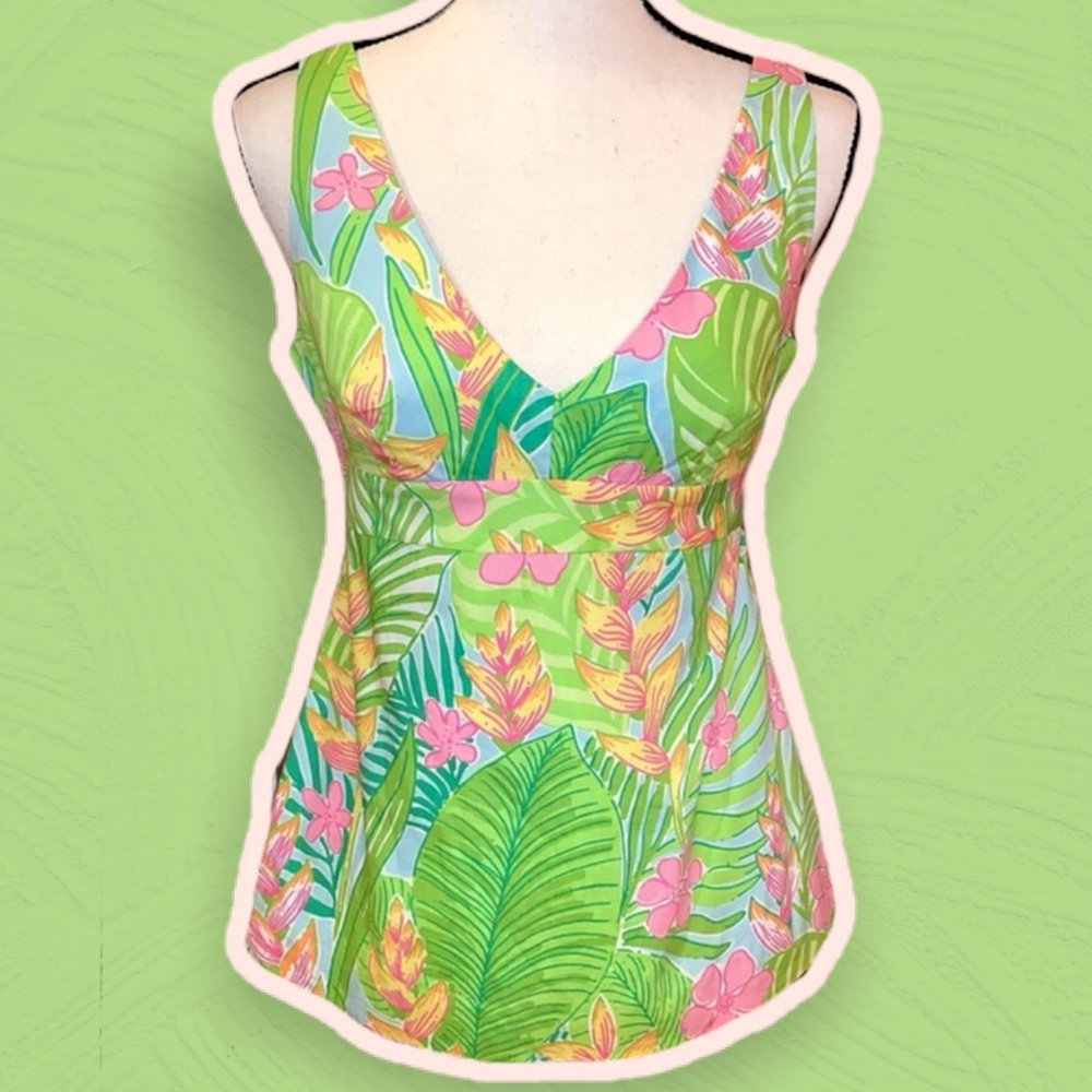 Vintage Lilly Pulitzer Blouse Sz 2